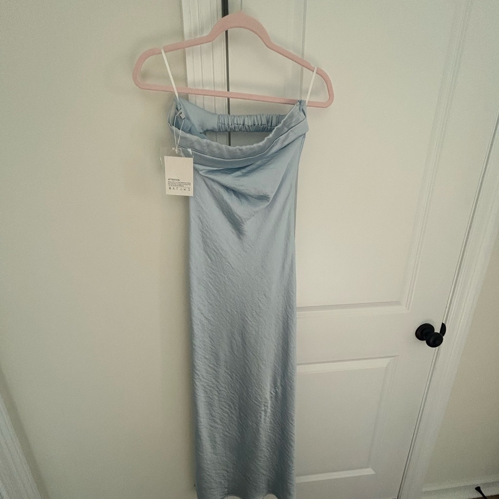Elegant Blue Maxi Dress